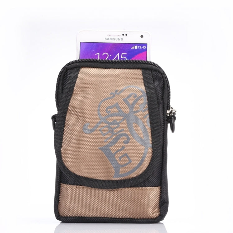 Universal Multifunctional 6.3 Inch Diagonal Domed Shell Polyester Pearl material Storage Waist Packs / Waist Bag / Hiking Bag / Camping Bag for iPhone 6 Plus & 6S Plus, Galaxy S7 Edge & Note 5 / N920 & S6 Edge Plus / G928 & A8 / A800 & Note IV / N910
