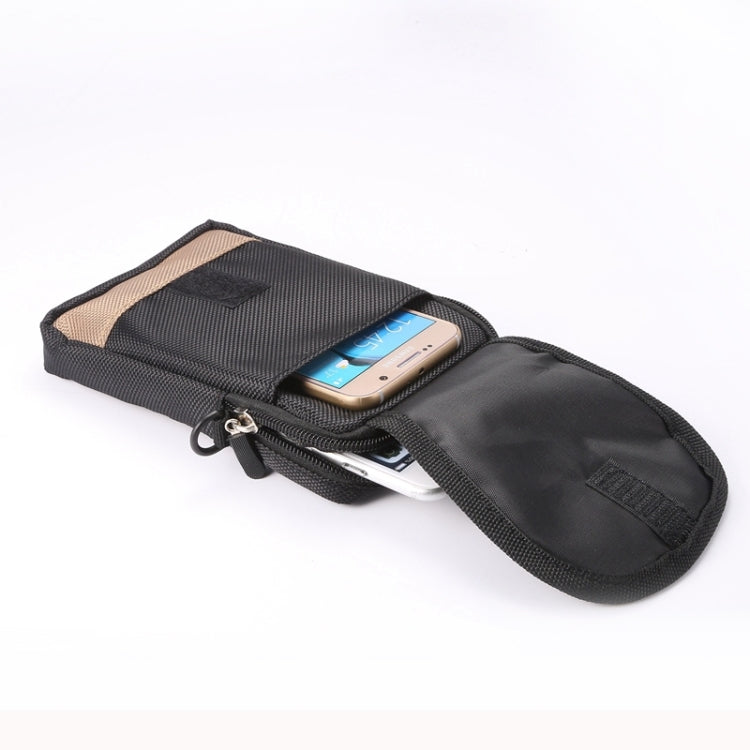 Universal Multifunctional 6.3 Inch Diagonal Domed Shell Polyester Pearl material Storage Waist Packs / Waist Bag / Hiking Bag / Camping Bag for iPhone 6 Plus & 6S Plus, Galaxy S7 Edge & Note 5 / N920 & S6 Edge Plus / G928 & A8 / A800 & Note IV / N910