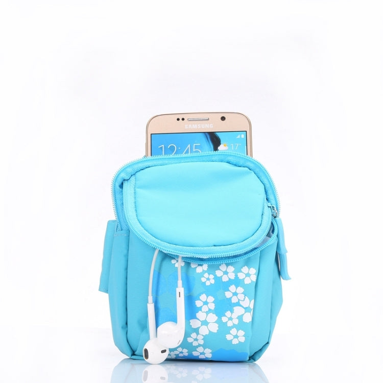 Universal Multifunctional Concise Style 5.2 Inch PVC Pearl Armband Case With Two Compartments for iPhone 6 / Galaxy S7 / S6