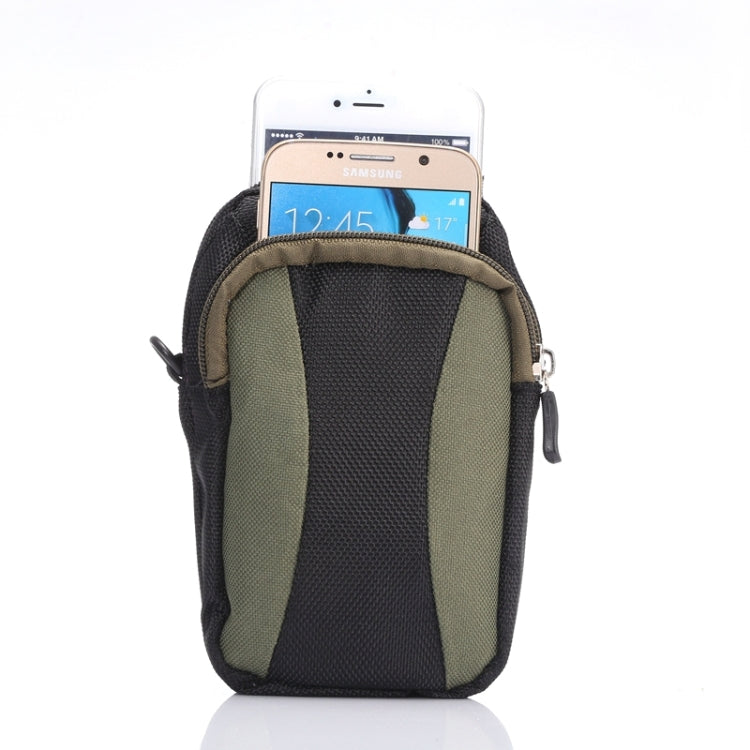 Universal Multifunctional 5.2 Inch Diagonal Cross Color Polyester Pearl material Storage Waist Packs / Waist Bag / Hiking Bag / Camping Bag with armlet