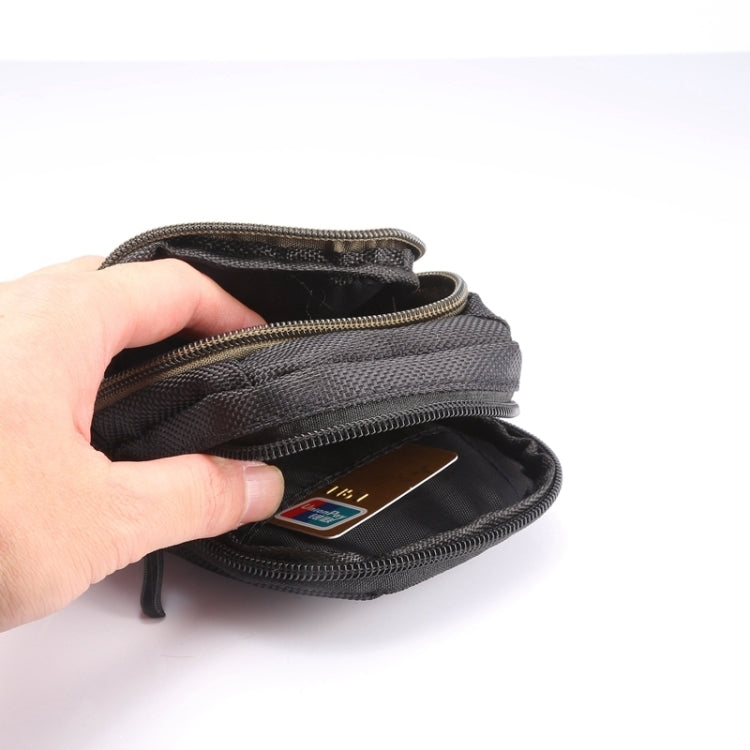 Universal Multifunctional 5.2 Inch Diagonal Cross Color Polyester Pearl material Storage Waist Packs / Waist Bag / Hiking Bag / Camping Bag with armlet