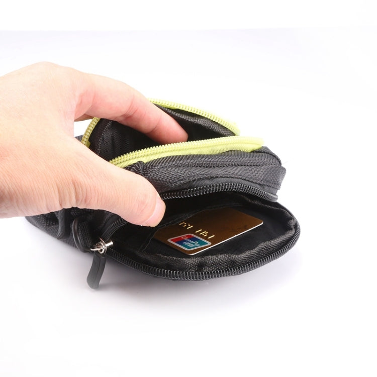 Universal Multifunctional 5.2 Inch Diagonal Cross Color Polyester Pearl material Storage Waist Packs / Waist Bag / Hiking Bag / Camping Bag with armlet