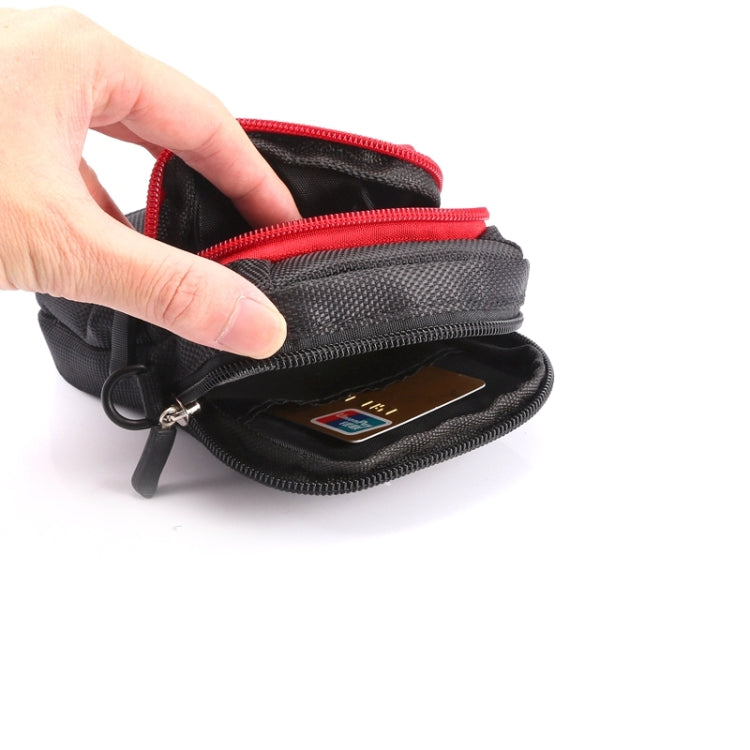 Universal Multifunctional 5.2 Inch Diagonal Cross Color Polyester Pearl material Storage Waist Packs / Waist Bag / Hiking Bag / Camping Bag with armlet