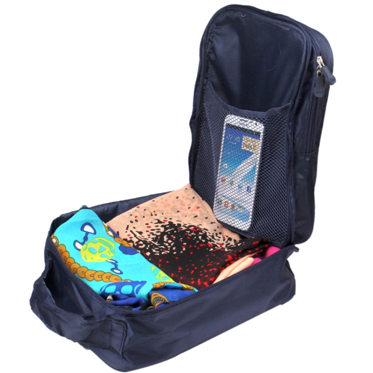 Collapsible Suitcase Clothes Sorting Bags for Travel(Dark Blue)