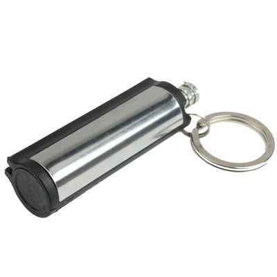 Round Drum Shape Waterproof Lighter Fire Stick Match for Outdoor Use(Grey)