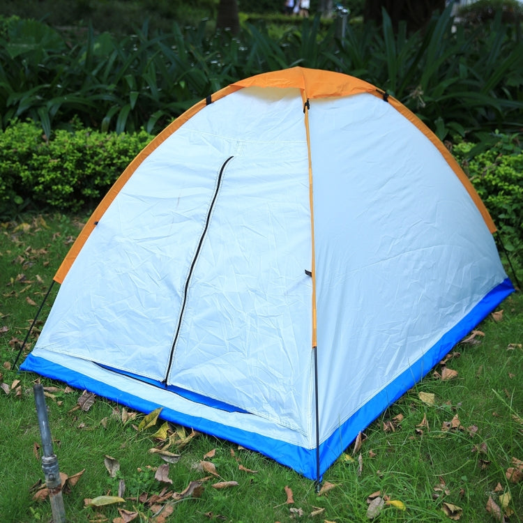 Quick Setting Dome Style 3-Person Camping Tent Pack with Carrying Bag for Outdoor Camping, Random Color Delivery