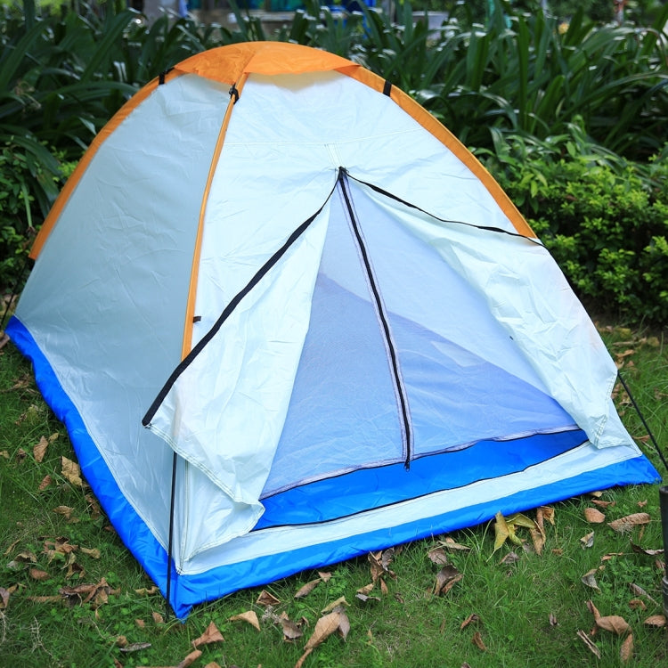 Quick Setting Dome Style 3-Person Camping Tent Pack with Carrying Bag for Outdoor Camping, Random Color Delivery