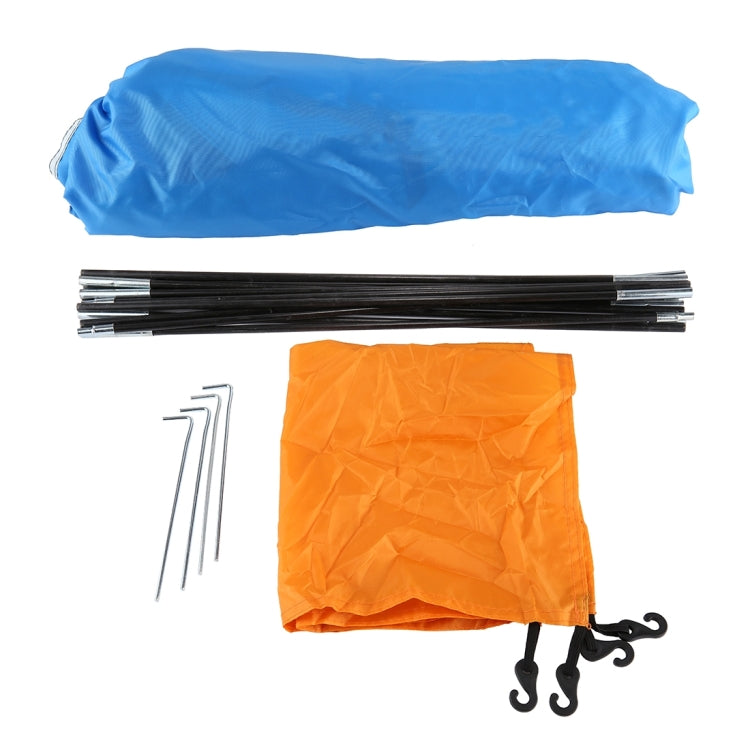 Quick Setting Dome Style 3-Person Camping Tent Pack with Carrying Bag for Outdoor Camping, Random Color Delivery