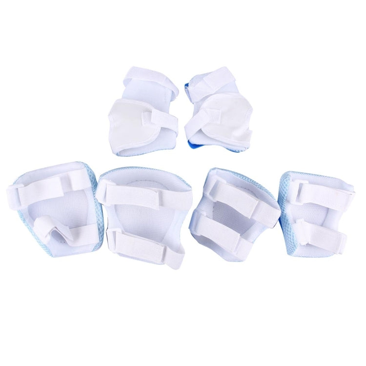 6 in 1 Roller Skate Knee & Elbow & Wrist Pads Protective Gear Sets