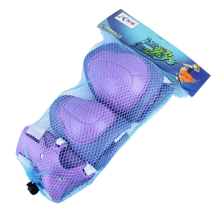 6 in 1 Roller Skate Knee & Elbow & Wrist Pads Protective Gear Sets
