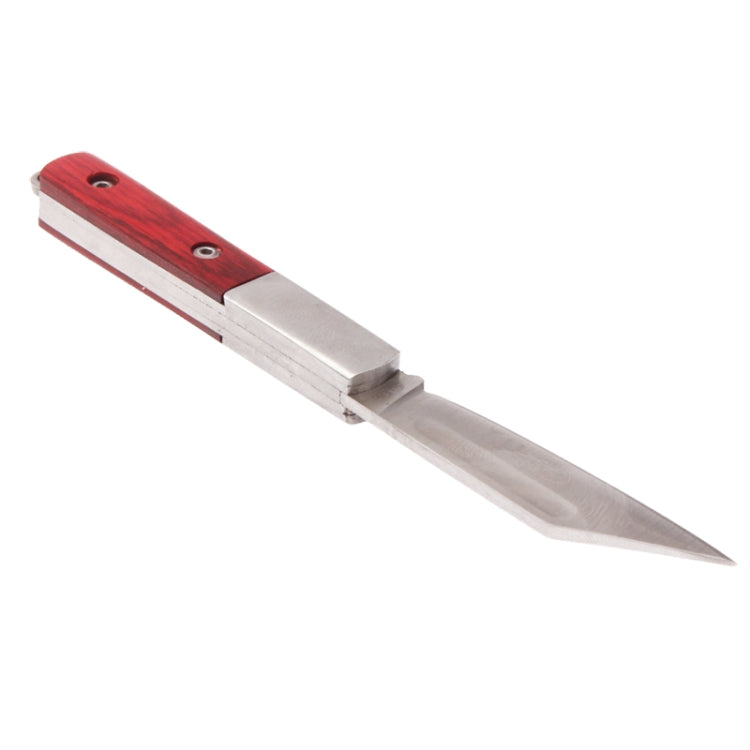 Folding Stainless Steel Knife for Outdoor(Silver)