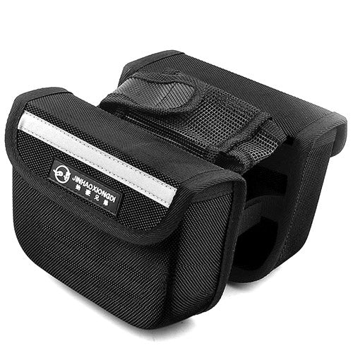 Bicycle Top Tube Hard Shell Double Bag