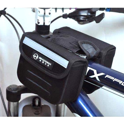 Bicycle Top Tube Hard Shell Double Bag