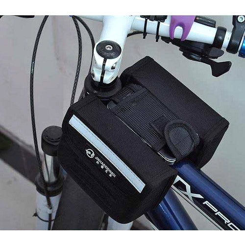 Bicycle Top Tube Hard Shell Double Bag