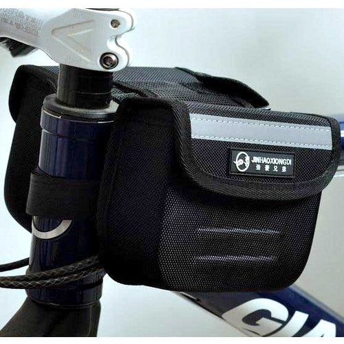 Bicycle Top Tube Hard Shell Double Bag