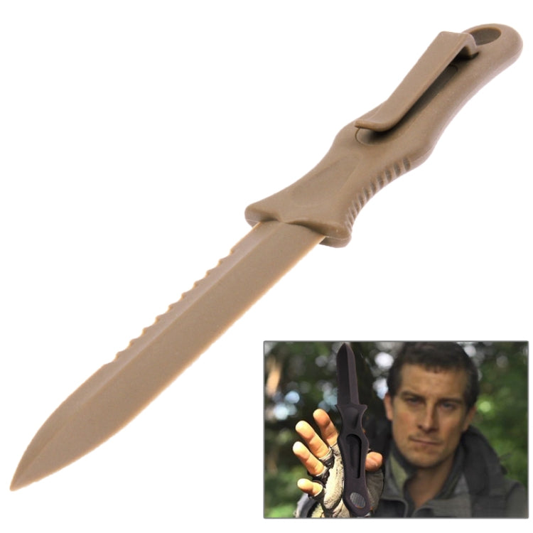 Plastic Ultralight Hard Portable Defensive Knife Emergency Tool