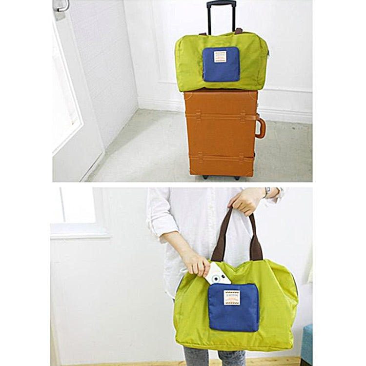 Folding Traveling Bag Handbag Storage Bag for Travel (Random Color Delivery)(Green)