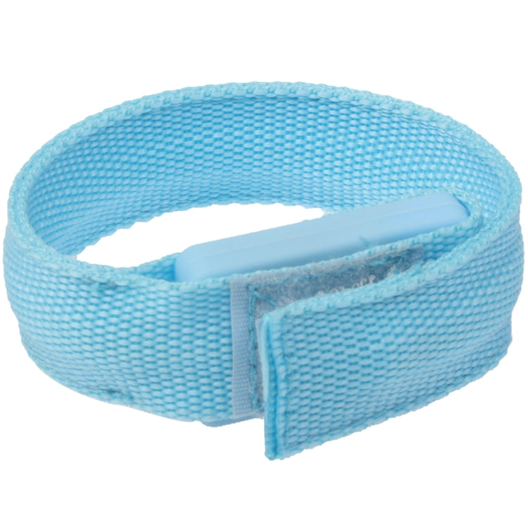 Battery Power Nylon Wrist Strip LED Light Flashlight for Outdoor Activities(Blue)
