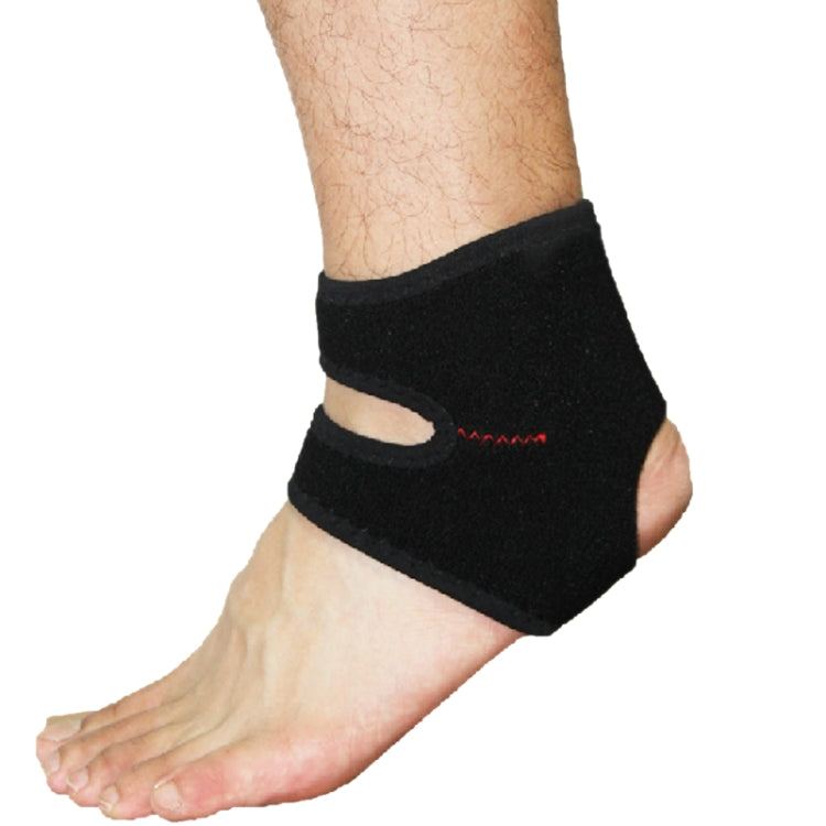 Professional Neoprene Ankle Support Protector (9763)(Black)