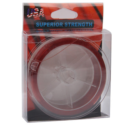 100m Extra Strong 2.0# 0.234mm 6.5kg Duel Road Department of Fish line (Red)