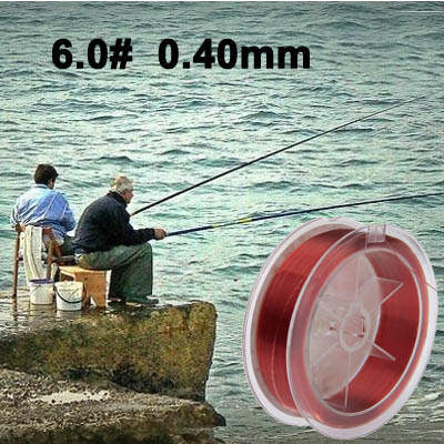100m Extra Strong 6.0# 0.40mm 15.6kg Duel Road Department of Fish line (Red)