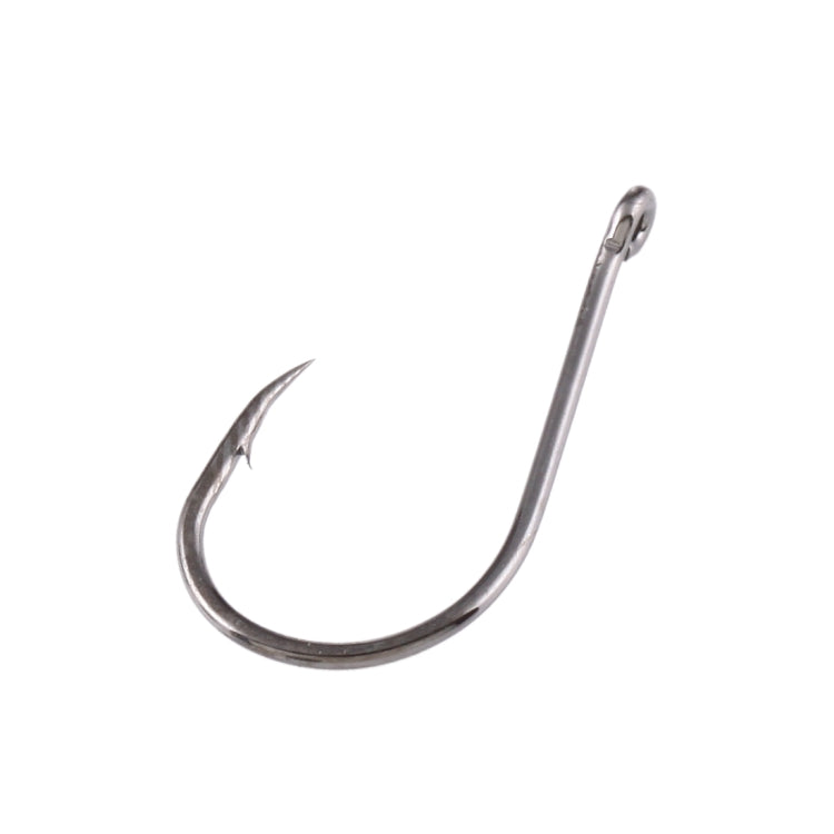 7# 700 PCS (10 Boxes) Carbon Steel Fish Barbed Hook Fishing Hooks with Hole