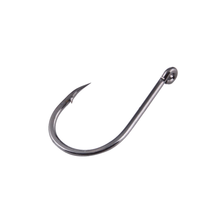 10# 300 PCS (10 Boxes) Carbon Steel Fish Barbed Hook Fishing Hooks with Hole
