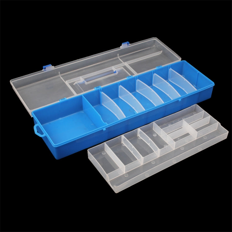 Multifunction Fishing Lure Hook Bait Tackle Box Case / Tool Box, Size: 44cm(L) x 12.5cm(w) x 8cm(H)