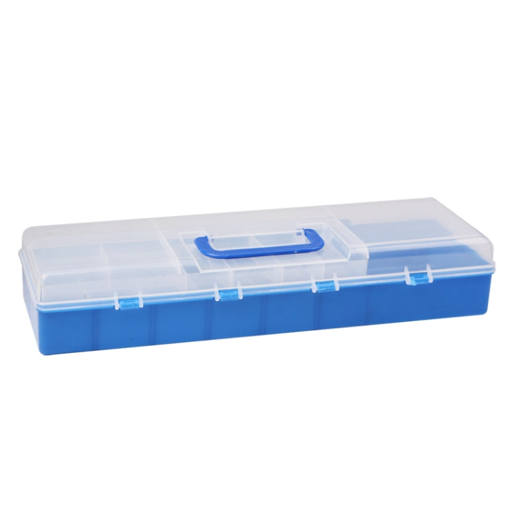 Multifunction Fishing Lure Hook Bait Tackle Box Case / Tool Box, Size: 44cm(L) x 12.5cm(w) x 8cm(H)