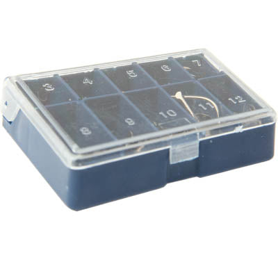 Ten Grid Without Hole Fishing Hook (3# to 12#,10 Single Box in one packing, the price is for 10 Single Box, Total: About 700-800 Hooks)