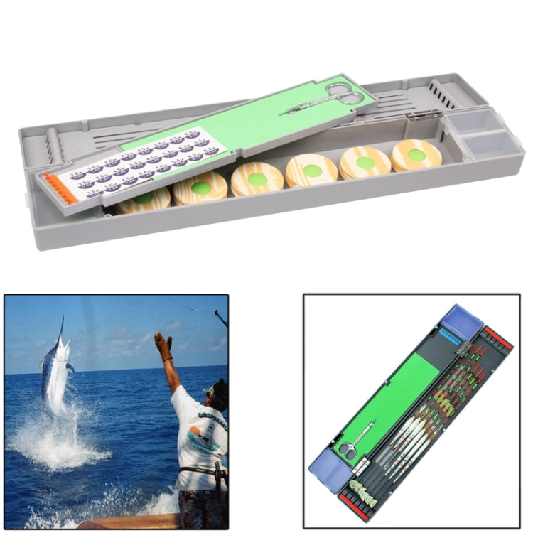 Multifunction floating Box Sub Main Line Fish Floats Box Fishing Accessories(Grey)