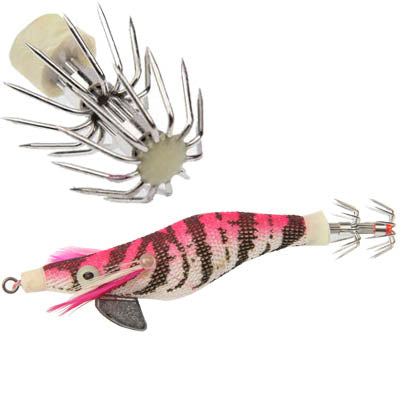 2.0# Dedicated to Squid Wood Fish Shape Hook (Random Color Delivery)