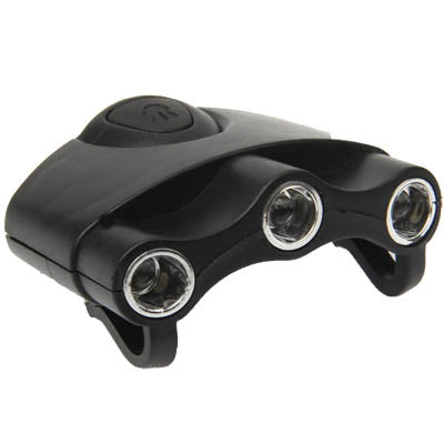 3 LED Clip Cap Lamp(Black)