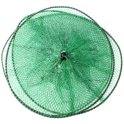 35cm Fish Net Cage 2 Layers Collapsible Fish Care Net Small Mesh Folding Fishing Network