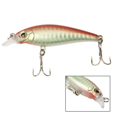 75mm Minnow Hard Baits Fishing Lures Mixed Fishing Tackle Baits Minnow(Orange)