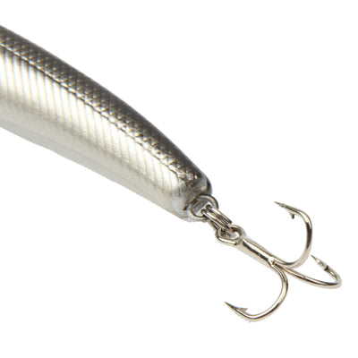 85mm Minnow Hard Baits Fishing Lures Mixed Fishing Tackle Baits Minnow(Grey)