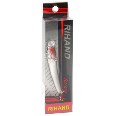 85mm Minnow Hard Baits Fishing Lures Mixed Fishing Tackle Baits Minnow(Grey)