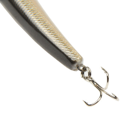 85mm Minnow Hard Baits Fishing Lures Mixed Fishing Tackle Baits Minnow(Black)
