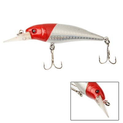 105mm Minnow Hard Baits Fishing Lures Mixed Fishing Tackle Baits Minnow(Red)