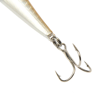 105mm Minnow Hard Baits Fishing Lures Mixed Fishing Tackle Baits Minnow(Silver)