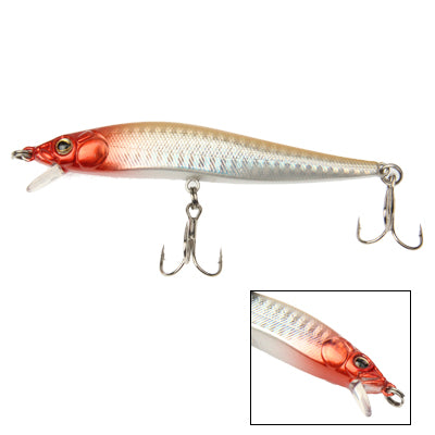 105mm Minnow Hard Baits Fishing Lures Mixed Fishing Tackle Baits Minnow(Silver)