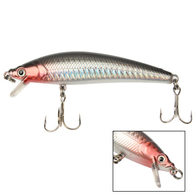 100mm Minnow Hard Baits Fishing Lures Mixed Fishing Tackle Baits Minnow(Silver)