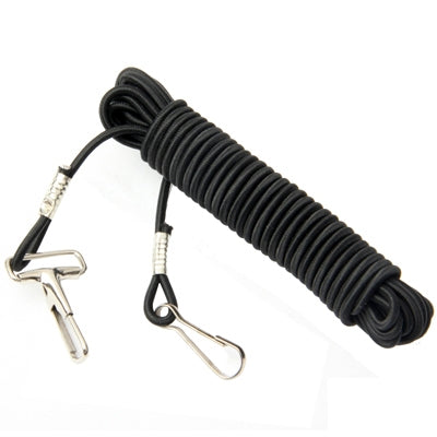 5M Fishing Elastic Rope with Hooks for Fisherman Angler (Random Color Delivery)