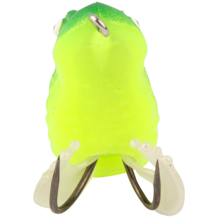 6cm Simulation Bagged Frog Bait with Bidirectional Hook(Green)