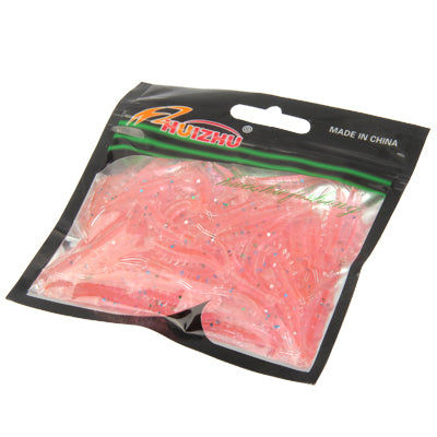 Anglers Fishing Mini Shrimp Shaped Bait Lure, Random Color Delivery (Pink)