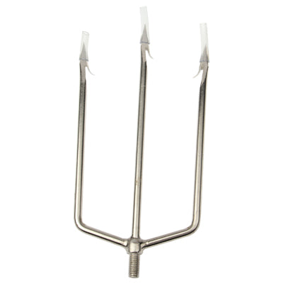3-Prong Fishing Fish Barbed Stainless Spear Gig(Silver)