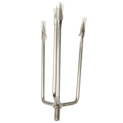 4-Prong Fishing Fish Barbed Stainless Spear Gig(Silver)