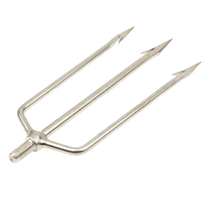 3-Tine Fishing Fish Barbed Stainless Spear Gig(Silver)