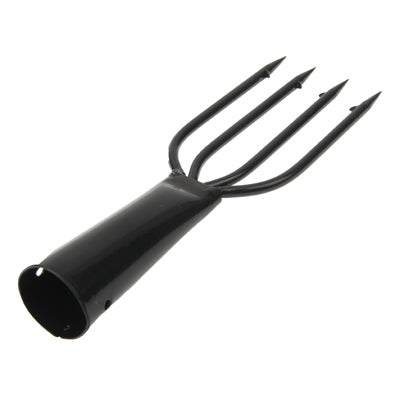 4-Tine Fish Spear Head Fishing Spear Fishing Tool Kit for Fisherman(Black)