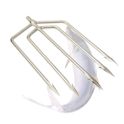 5-Tine Fishing Fish Barbed Stainless Spear Gig(Silver)